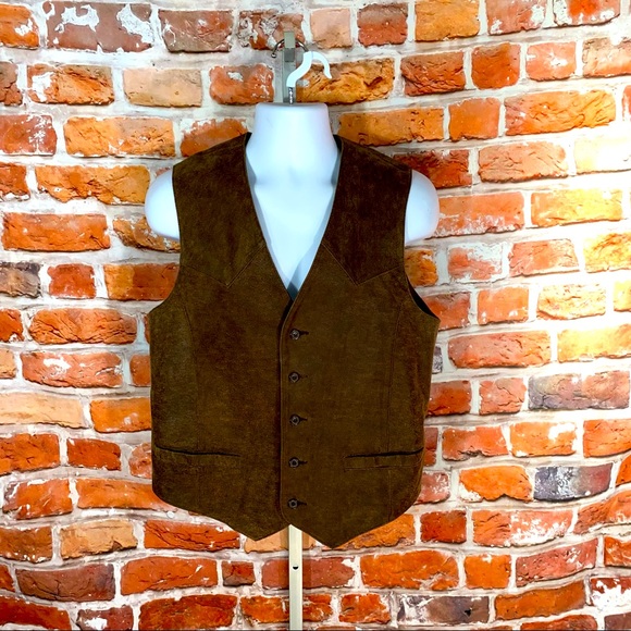 Vintage Other - Adler vest leather size large vintage